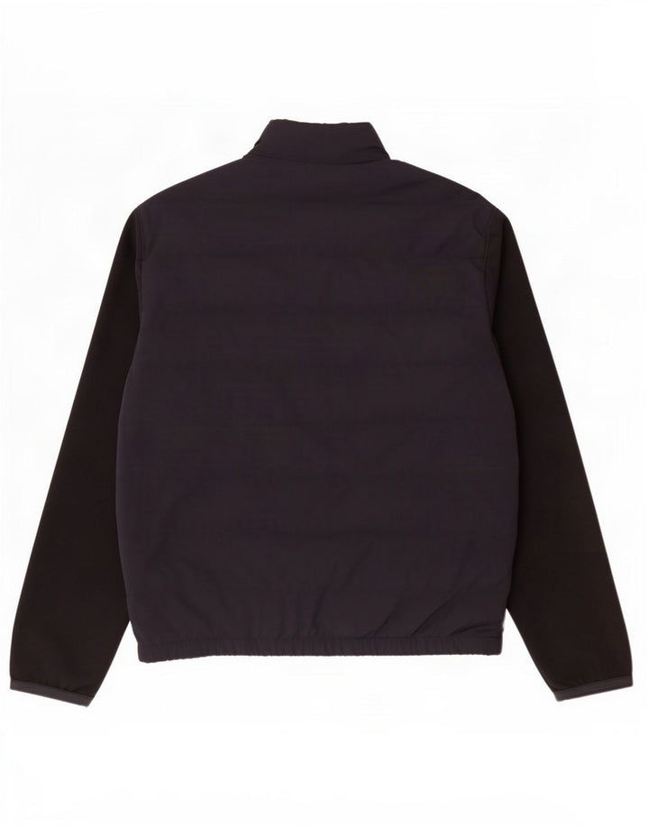Giacca imbottita da uomo Zara UK 40 Large in poliestere color block blu navy