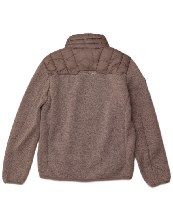 Giacca imbottita da uomo SUPERDRY UK 38 Poliestere grigio medio