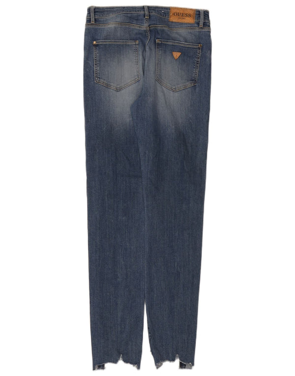 Jeans skinny da donna Guess W29 L32 viscosa blu