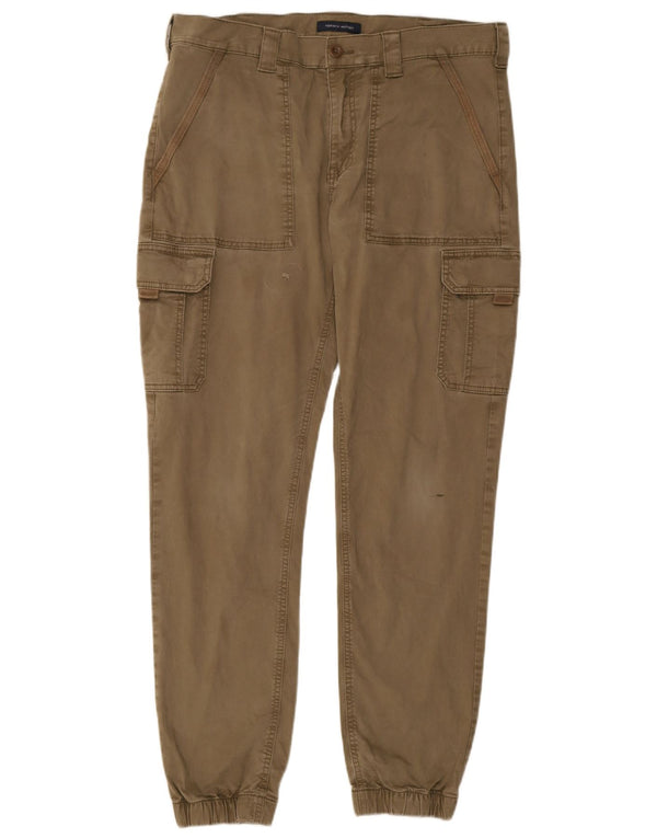 Pantaloni cargo da uomo Tommy Hilfiger Joggers W36 L32 Cotone beige