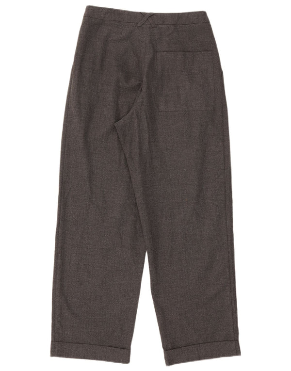 Pantaloni chino con pegged da donna Topshop UK 6 XS W26 L27 poliestere grigio