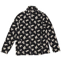 Giacca in pile da donna Lands End UK 14 Poliestere floreale blu navy medio