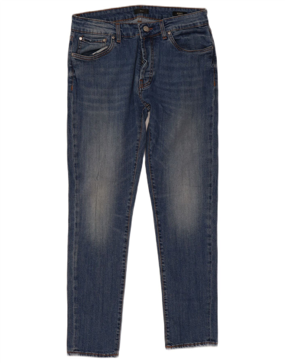 Jeans skinny Liu Jo da uomo Scott W33 L29 poliestere blu