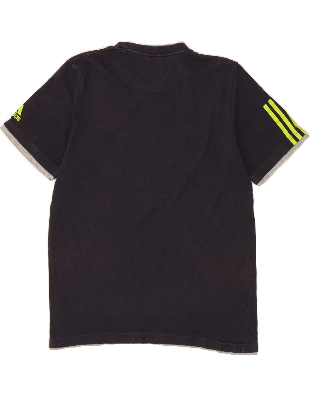 ADIDAS Mens Graphic T-Shirt Top Medium Navy Blue Cotton Vintage Adidas and Second-Hand Adidas from Messina Hembry 