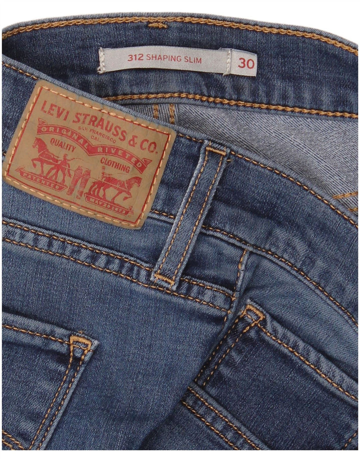 Levi's Donna 312 Shaping Slim Jeans W30 L32 Blu