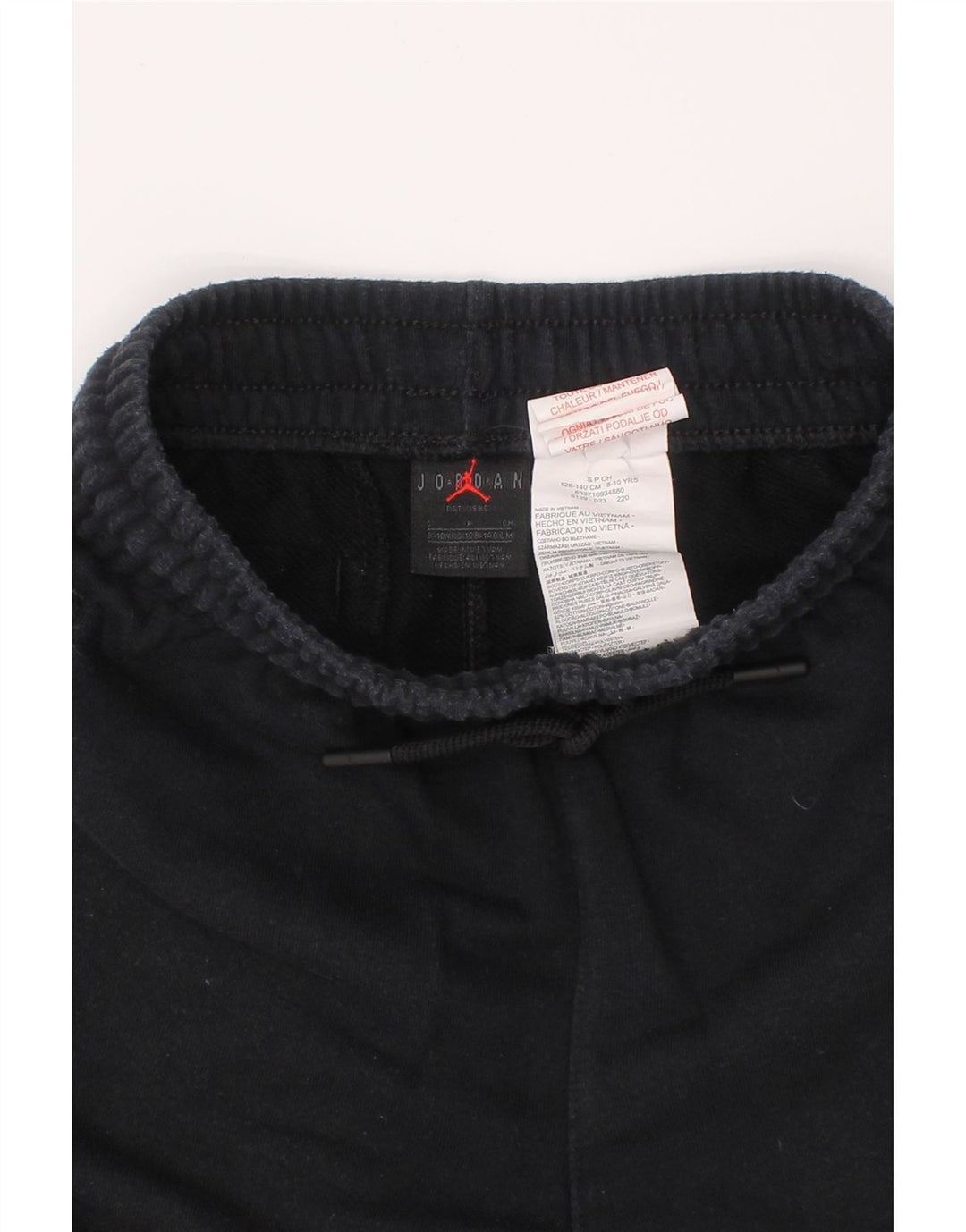 Pantaloncini sportivi con grafica JORDAN da bambino 8-9 anni piccoli in cotone nero