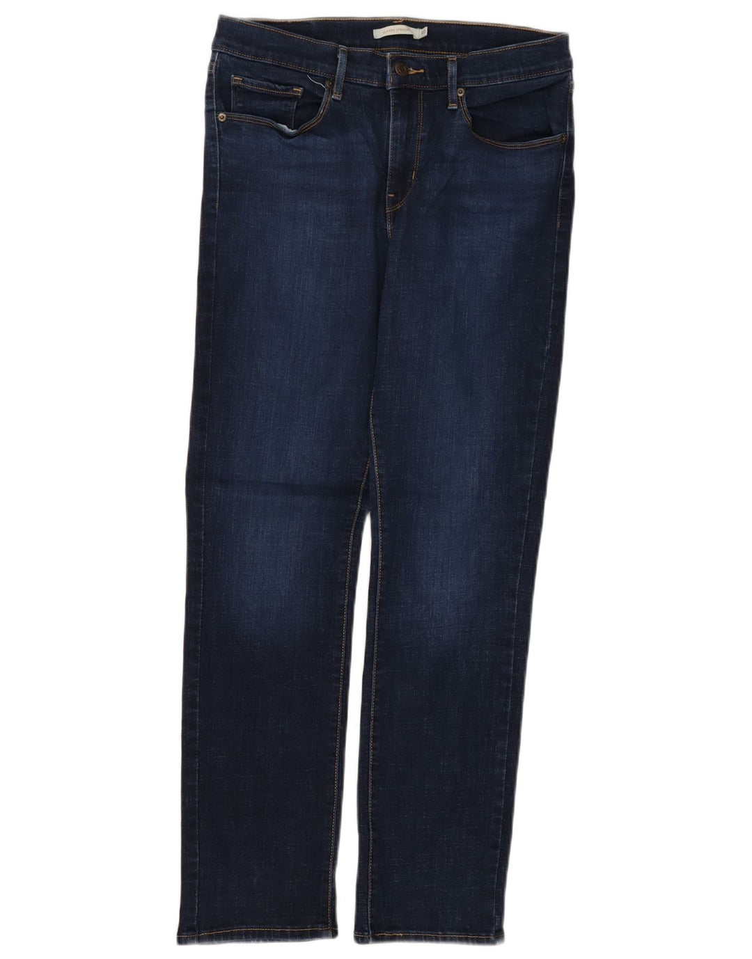 LEVI'S Jeans dritti classici da donna US 10 Large W30 L30 Cotone blu navy