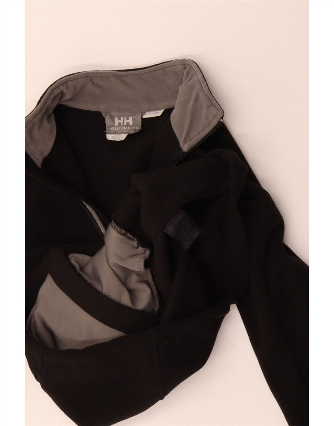 Giacca in pile da donna Helly Hansen UK 16 grande poliestere nero