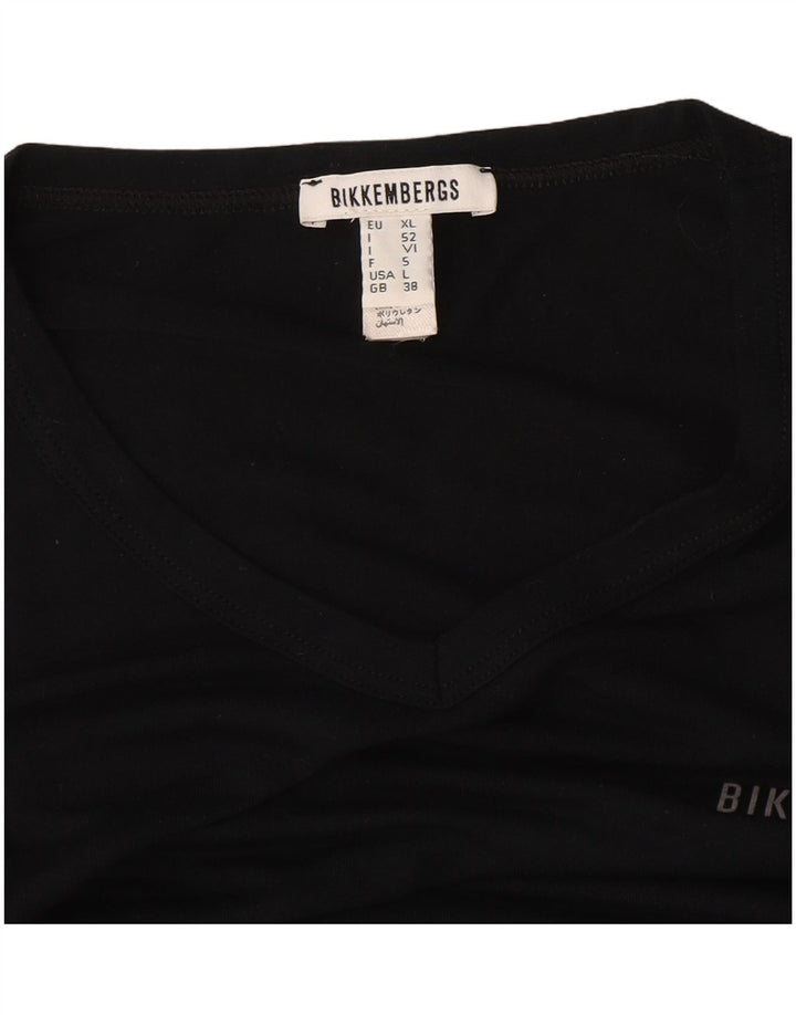 T-shirt da uomo Bikkembergs Top UK 38 Medium Black Modal