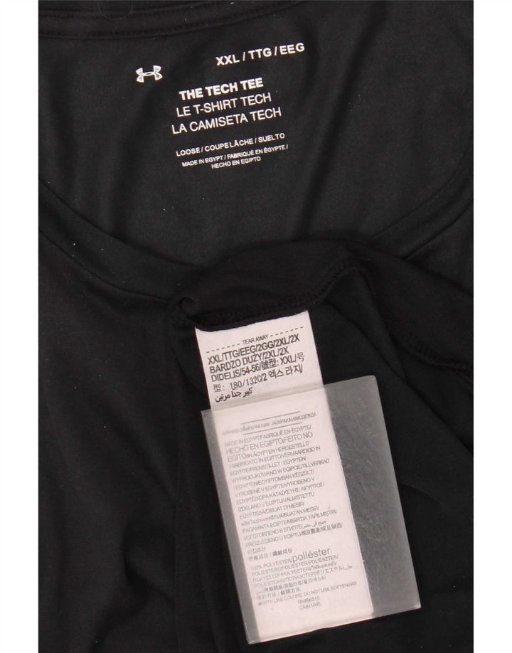Maglietta da uomo Under Armour Top 2XL poliestere nero