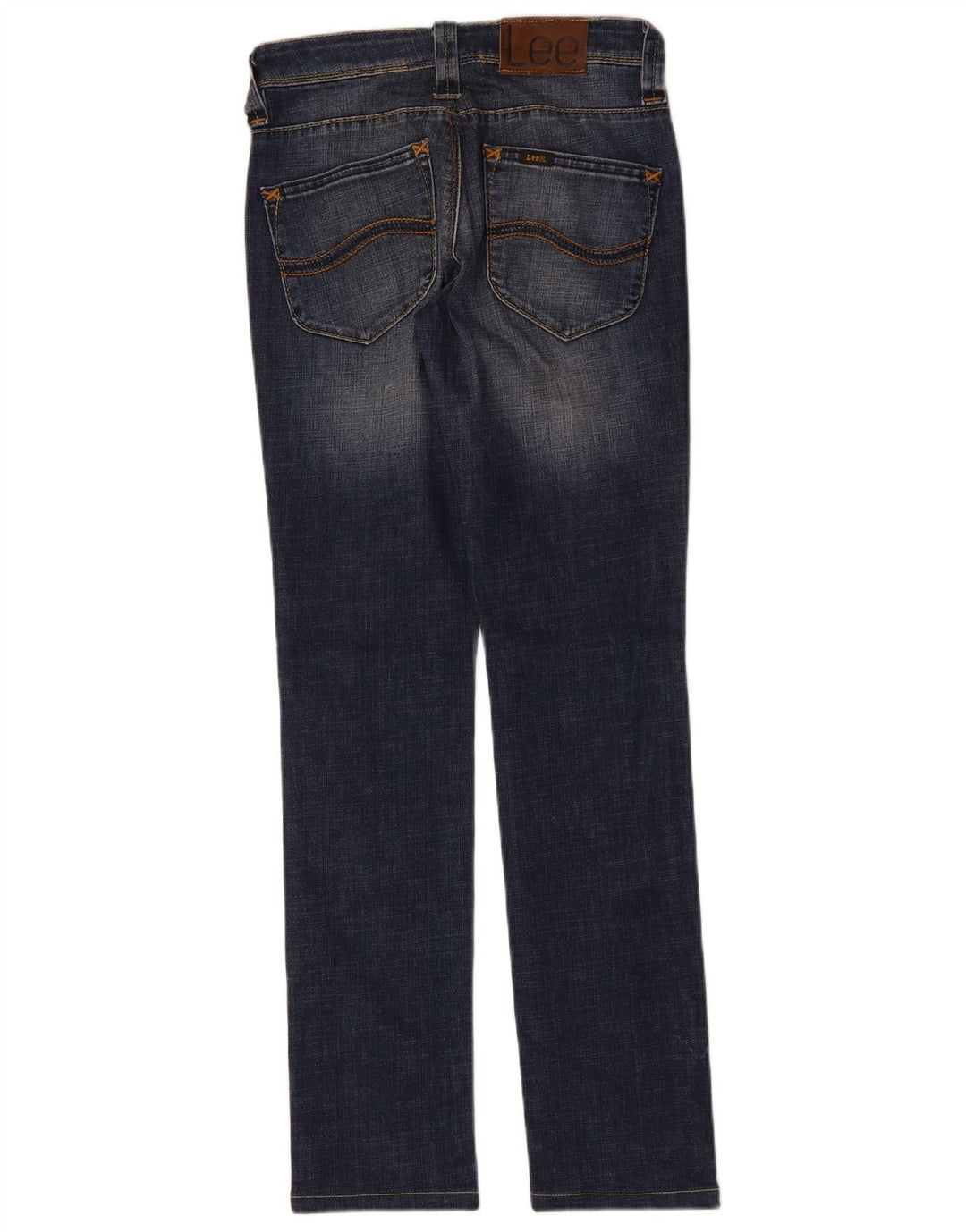 Jeans slim da donna Lee W27 L30 cotone blu