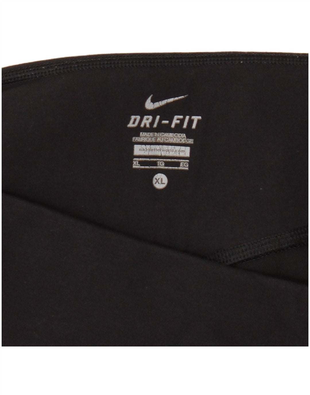 Leggings Nike Dri Fit Capri da donna UK 18 XL neri