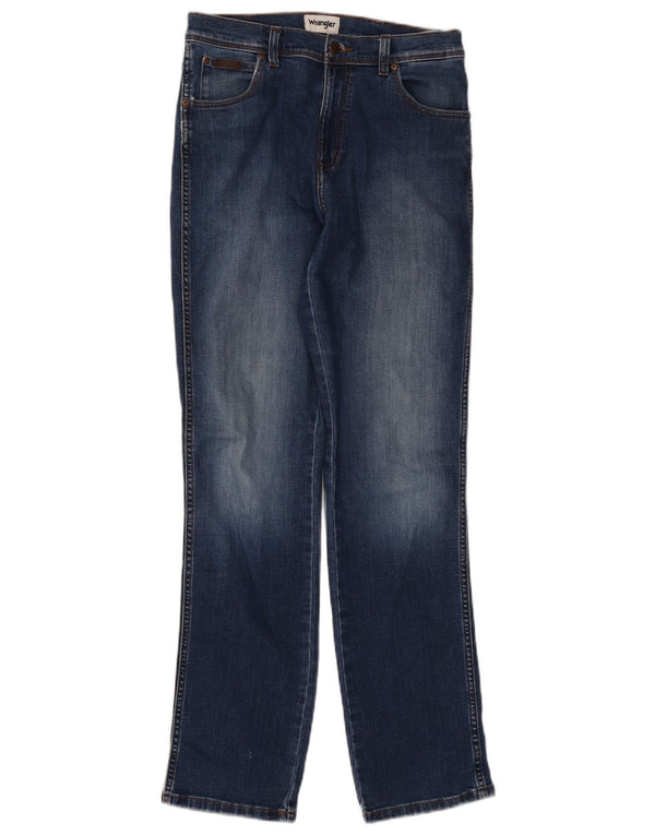 Jeans dritti da uomo Texas WRANGLER W32 L34 cotone blu