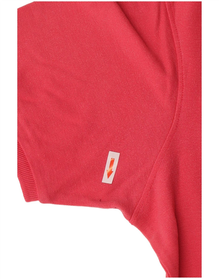 Polo da uomo Fila Large in cotone rosa