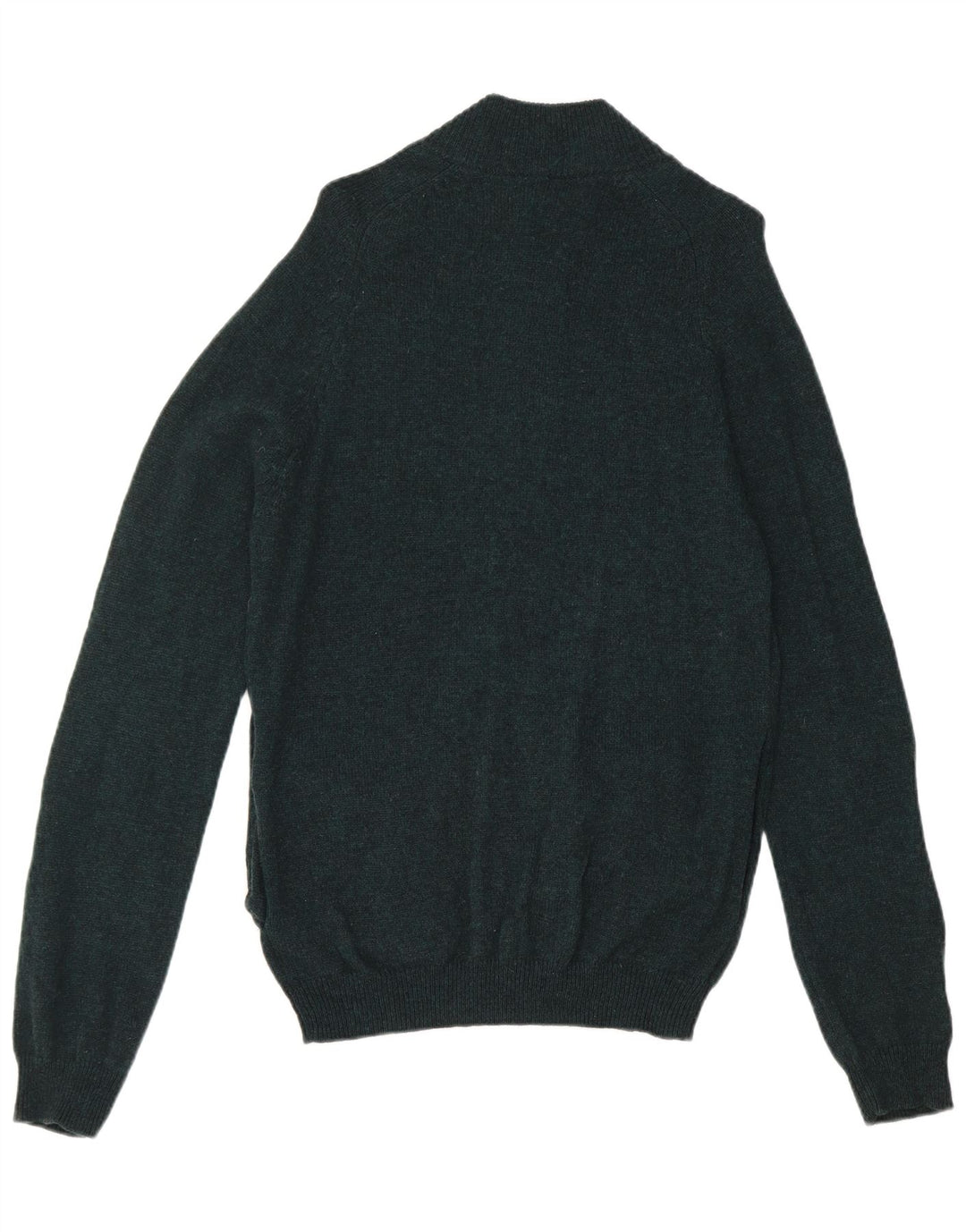 Maglione cardigan da uomo Marks & Spencer in lana verde medio