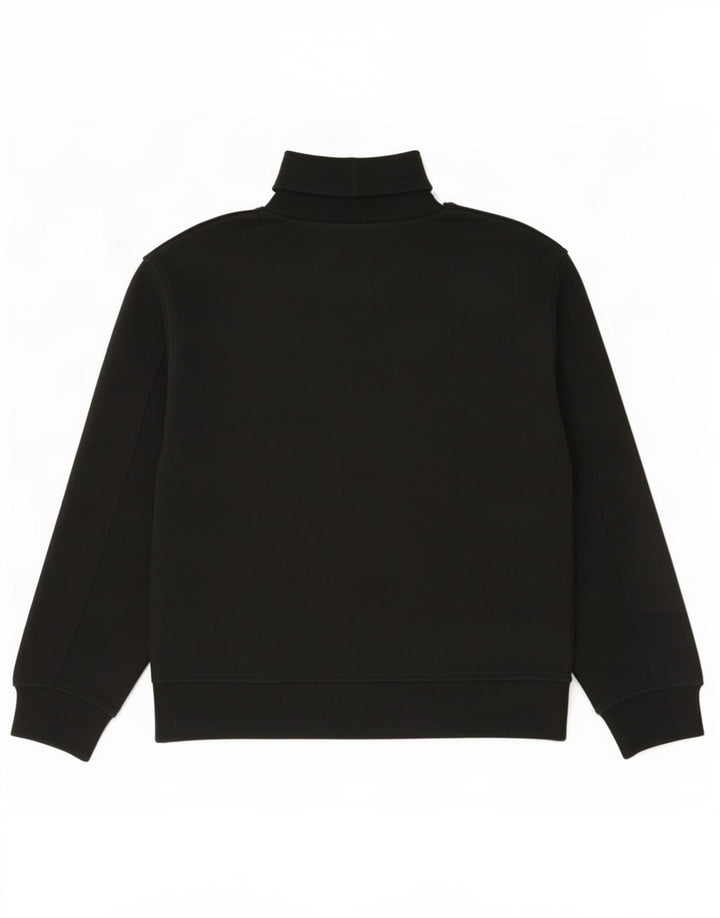 Maglione maglione collo alto da donna Zara UK 14 cotone nero medio
