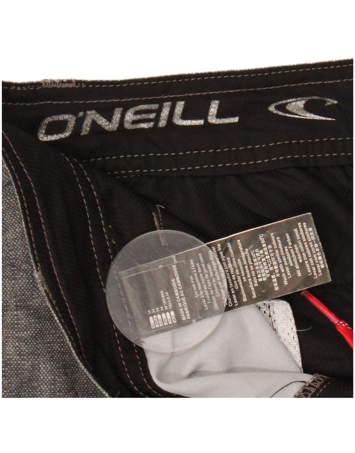 Pantaloncini chino da uomo O'Neill W34 Large in poliestere chiazzato grigio