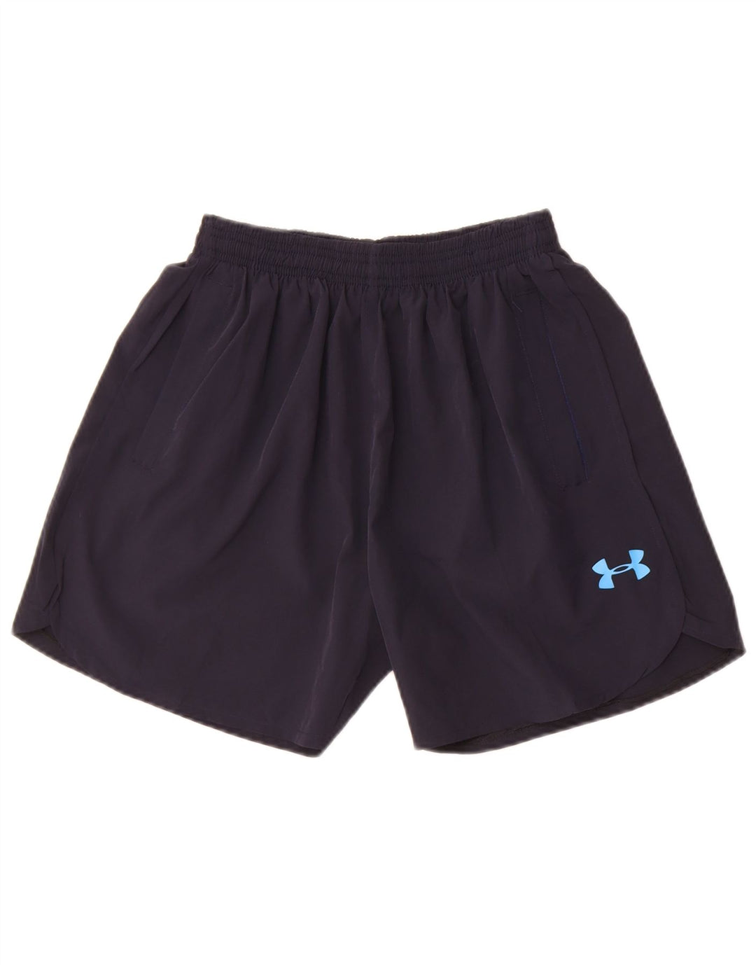 Pantaloncini sportivi da ragazzo Under Armour 11-12 anni in poliestere blu navy