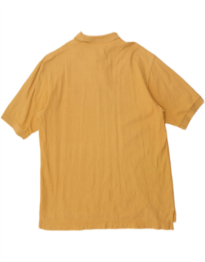 Polo da uomo Timberland grande in cotone giallo