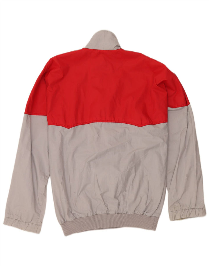 Giacca da ginnastica da uomo K-Way in poliestere color block rosso medio
