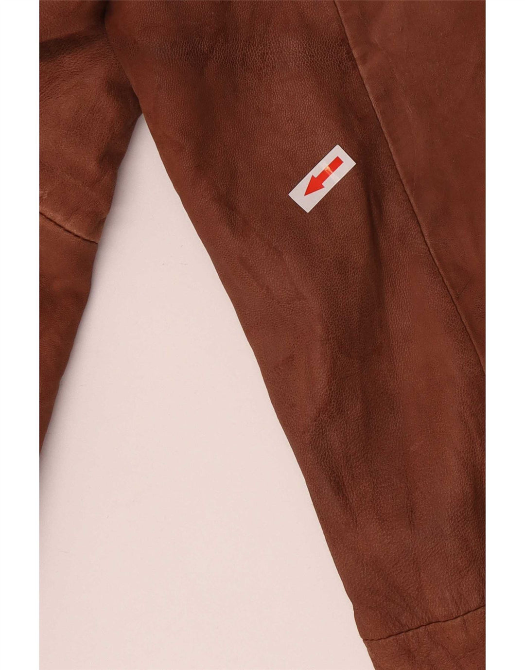 Giacca da motociclista in pelle scamosciata da uomo G-Star UK 40 grande in pelle marrone