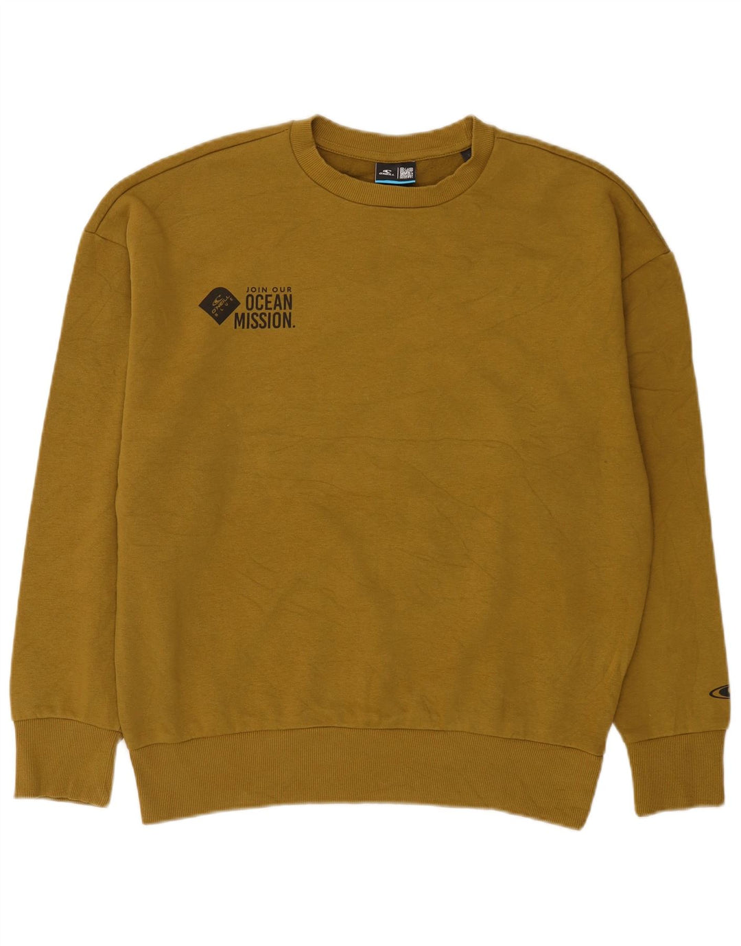 Felpa da uomo ampia O'Neill, maglione piccolo, cotone kaki