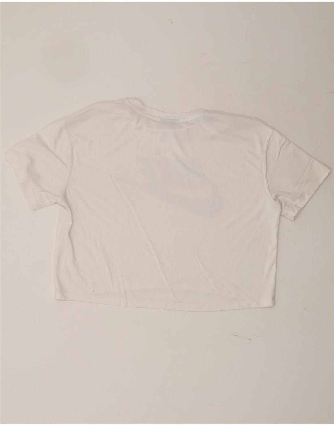 NIKE Womens Crop Graphic T-Shirt Top UK 16 Large White Vintage Nike and Second-Hand Nike from Messina Hembry 