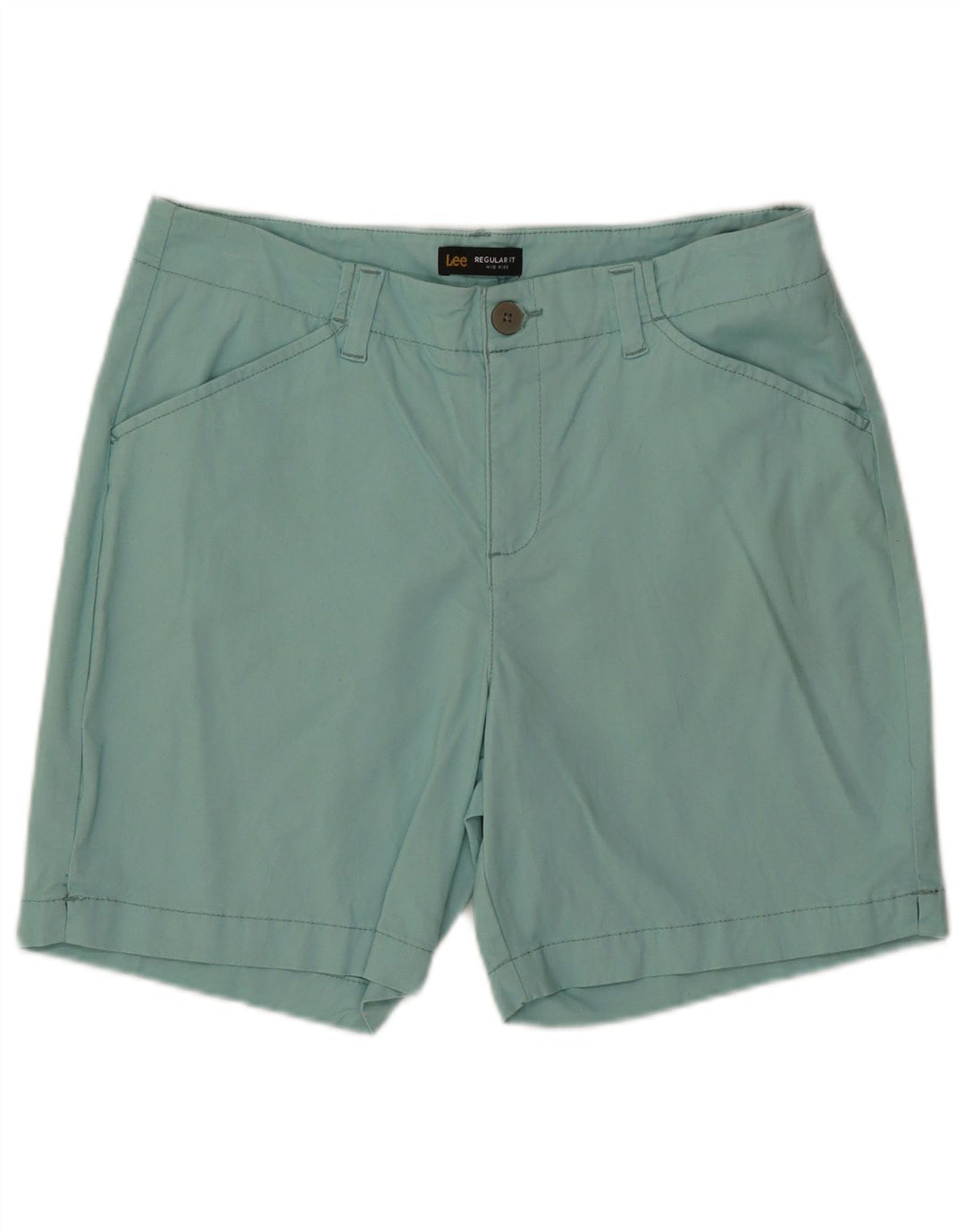 Pantaloncini casual da donna a vita media con vestibilità regolare LEE W32 Large Turchese