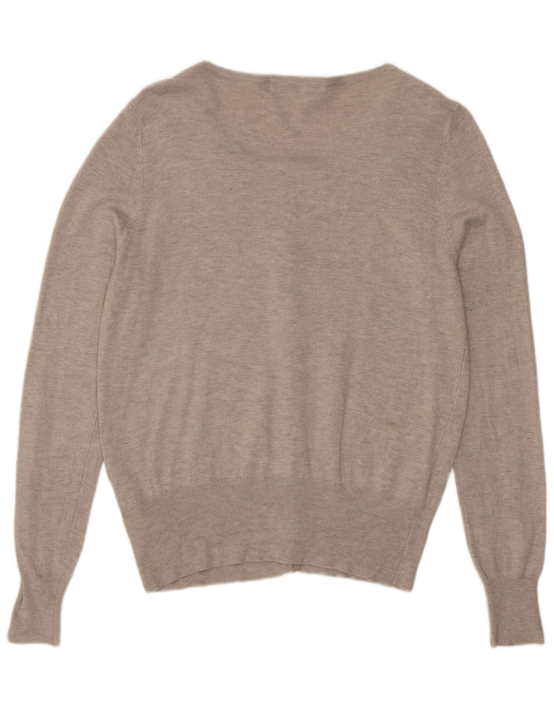 Maglione cardigan da donna Marks & Spencer UK 14 Viscosa grigio medio