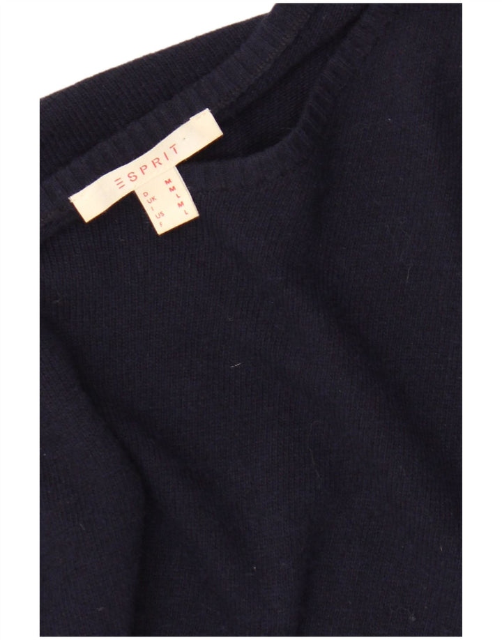 Maglione maglione con scollo a barca da donna Esprit UK 14 blu navy medio