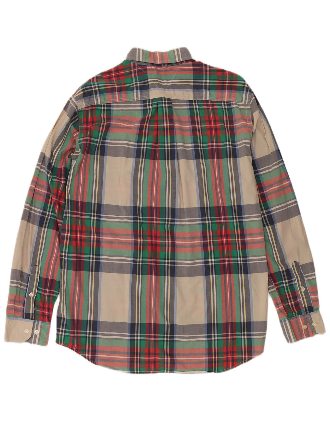 Camicia da uomo Tommy Hilfiger grande cotone a quadri multicolore