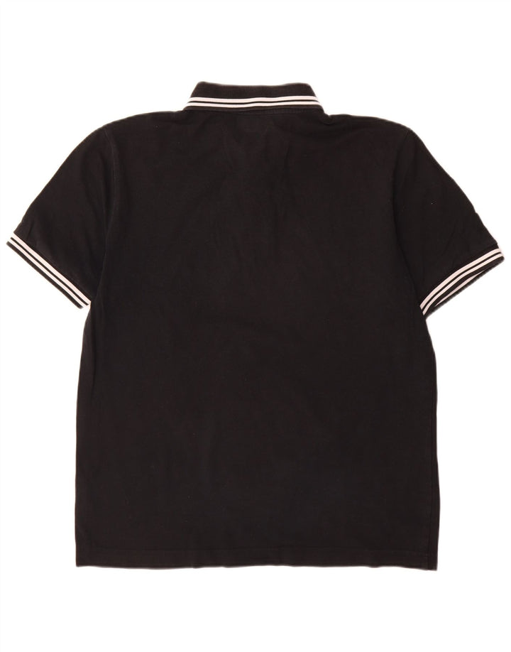 Polo Kappa Uomo Large a Righe Nere