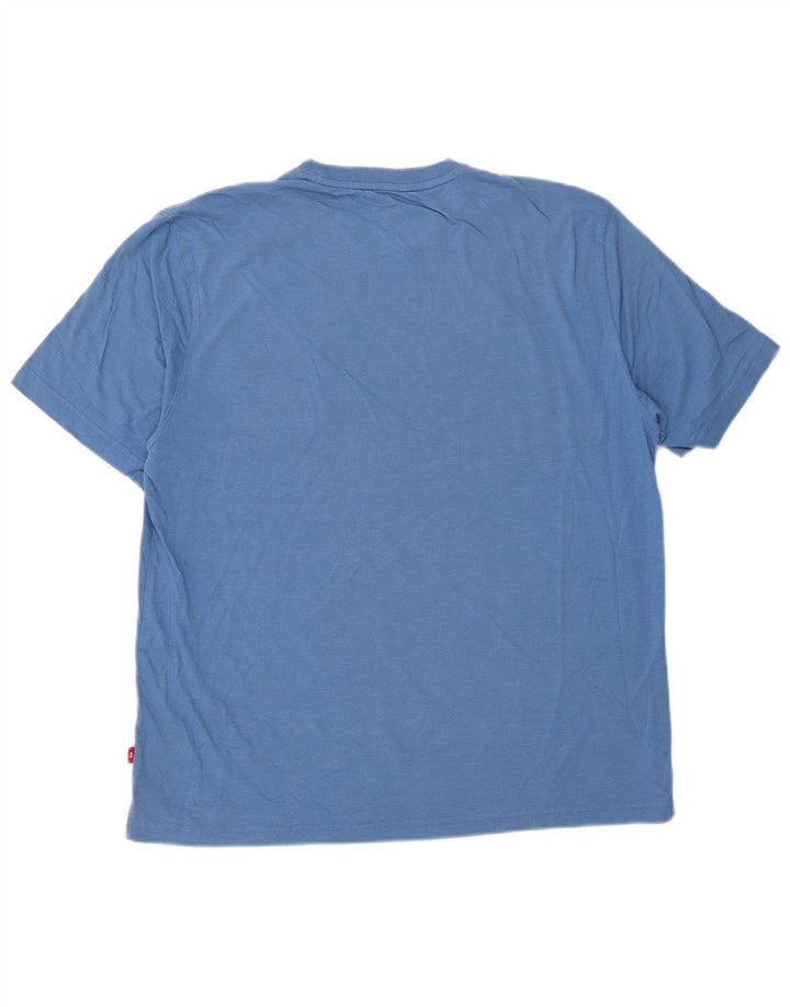 T-shirt da uomo Izod grande blu