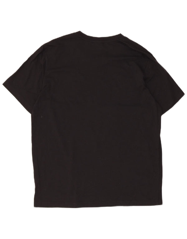 T-shirt grafica da uomo Champion Top grande nera