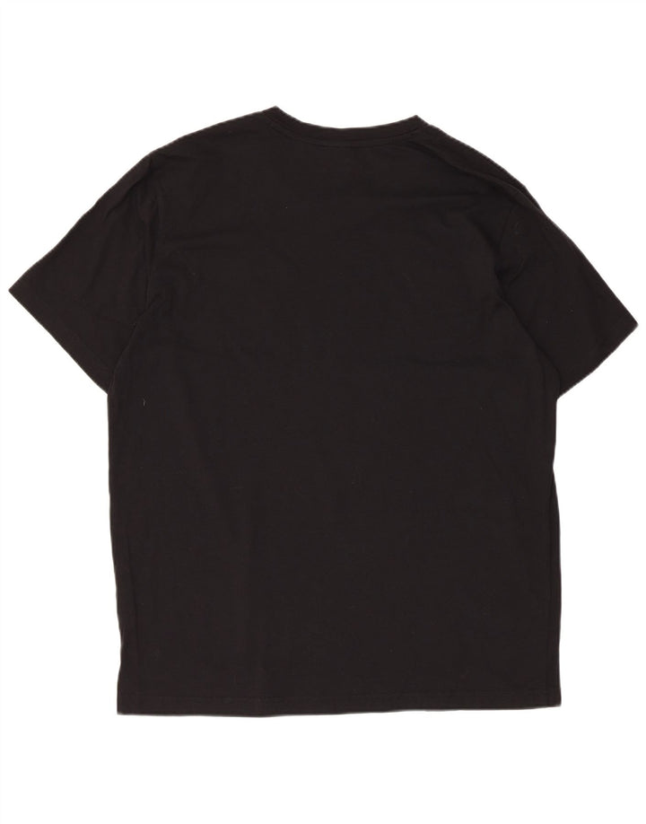 T-shirt grafica da uomo Champion Top grande nera