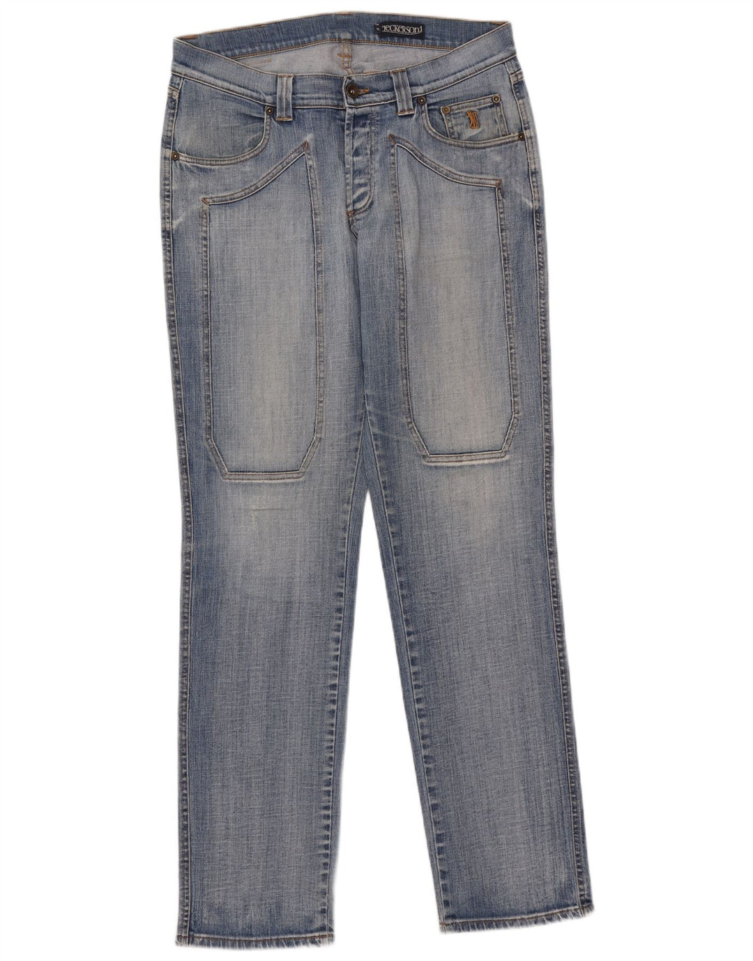 JECKERSON Jeans dritti da uomo W36 L35 Blu