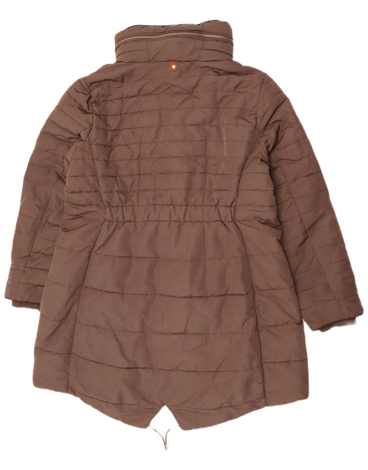 Giacca Parka con cappuccio da donna Marks & Spencer UK 20 2XL Poliestere kaki