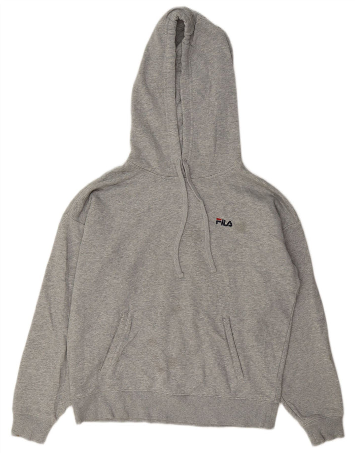 Maglia con cappuccio da donna Fila UK 14 Cotone grigio medio