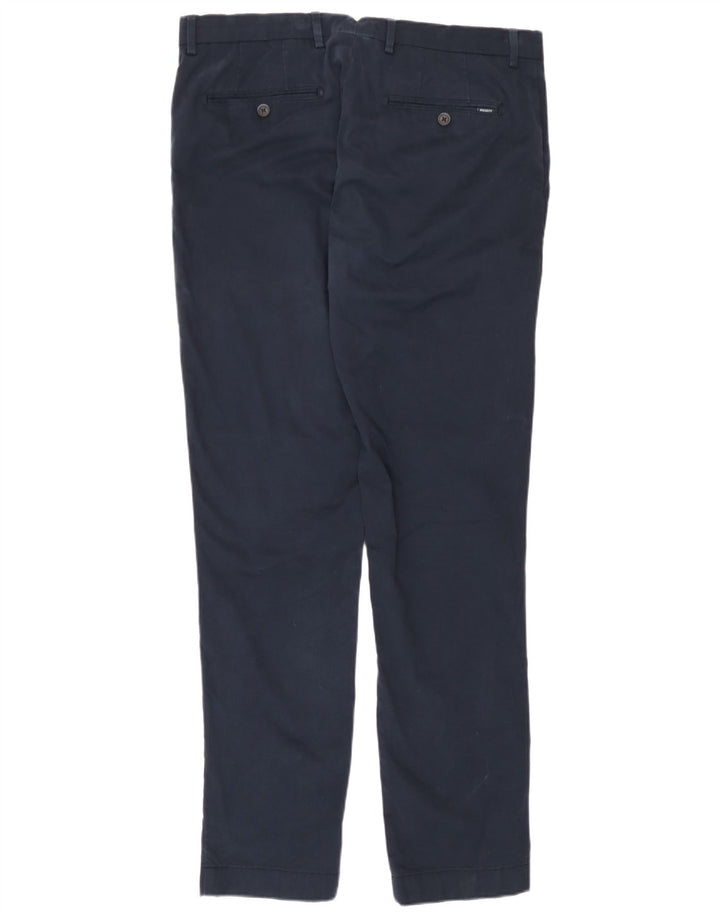 Pantaloni chino slim da uomo Hackett W34 L31 cotone blu navy