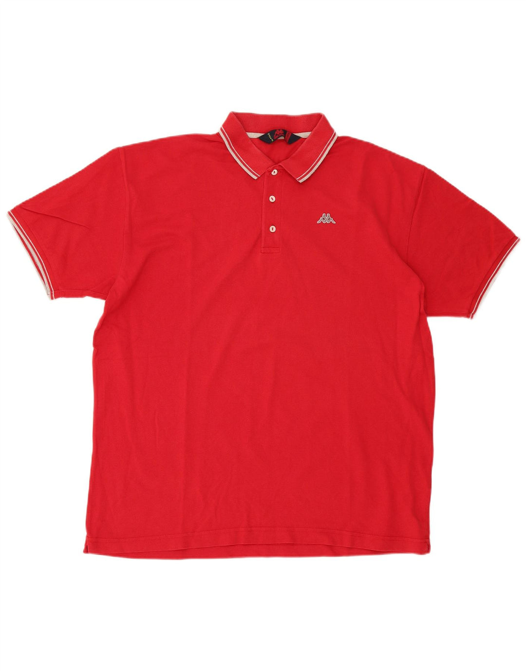 Polo Kappa Uomo 2XL Cotone Rosso