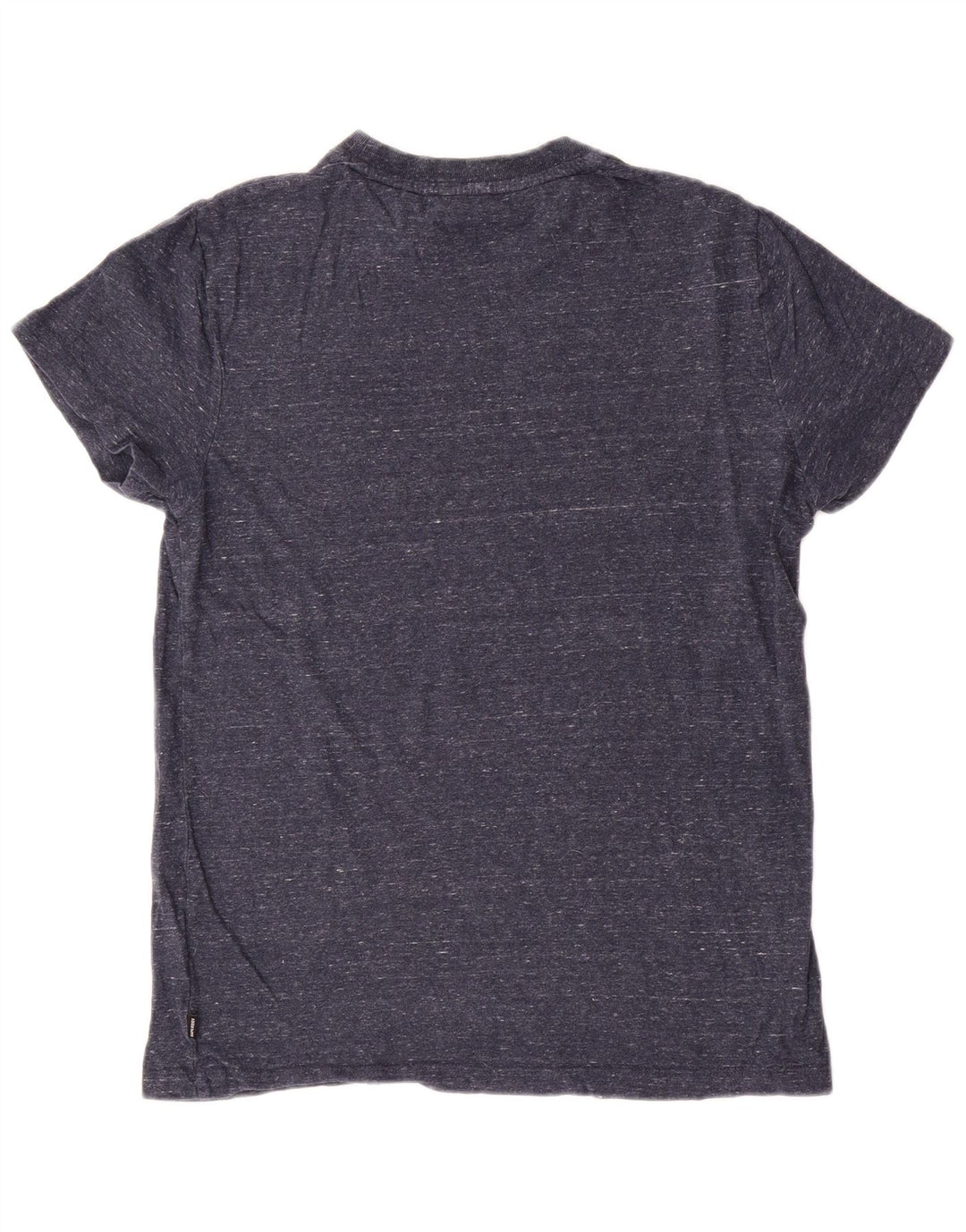 T-shirt da uomo Superdry Top in cotone chiazzato blu navy medio