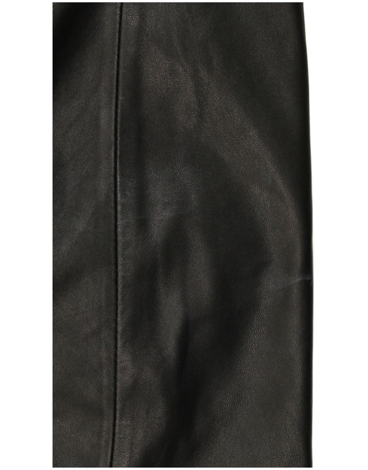 Cappotto in pelle da uomo IT 56 3XL Pelle nera