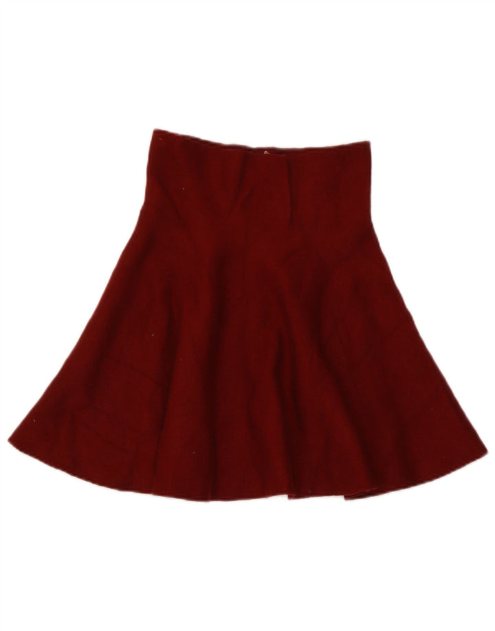 Gonna svasata in maglia da donna Zara piccola W26 bordeaux