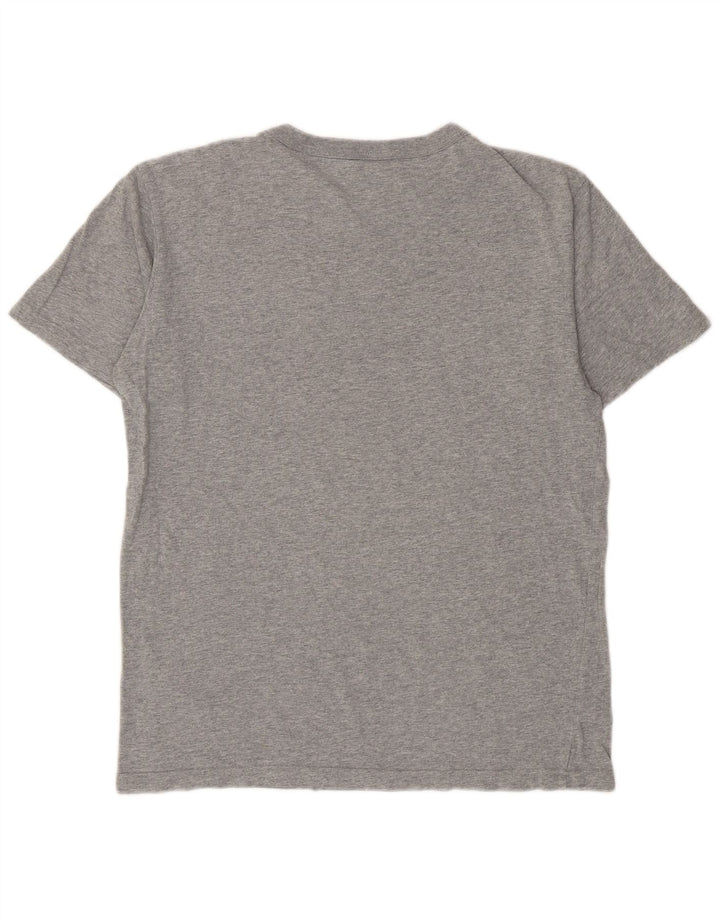 T-shirt grafica da uomo Champion Top grande grigio chiazzato