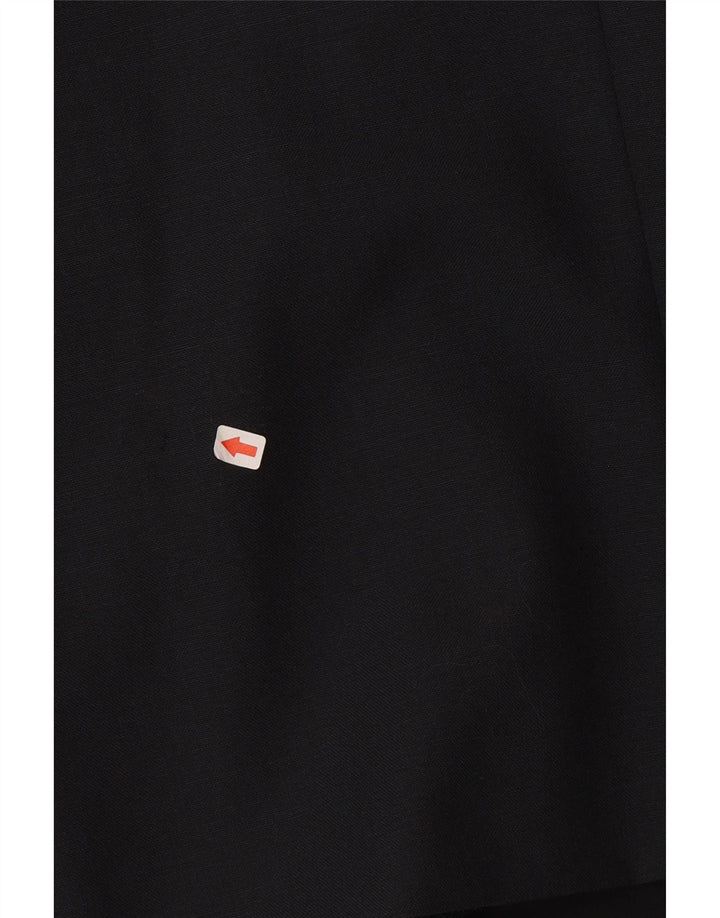 Giacca Blazer Doppiopetto Uomo Profilo IT 48 Media Nera Lana Vergine