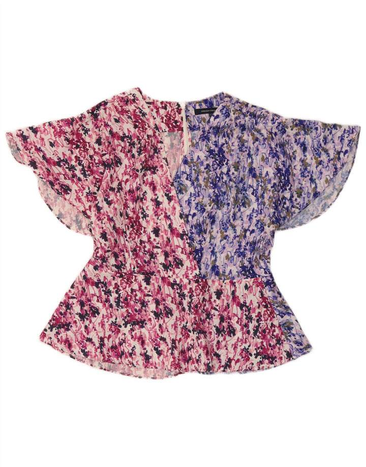 Top camicetta da donna French Connection UK 12 medio multicolore
