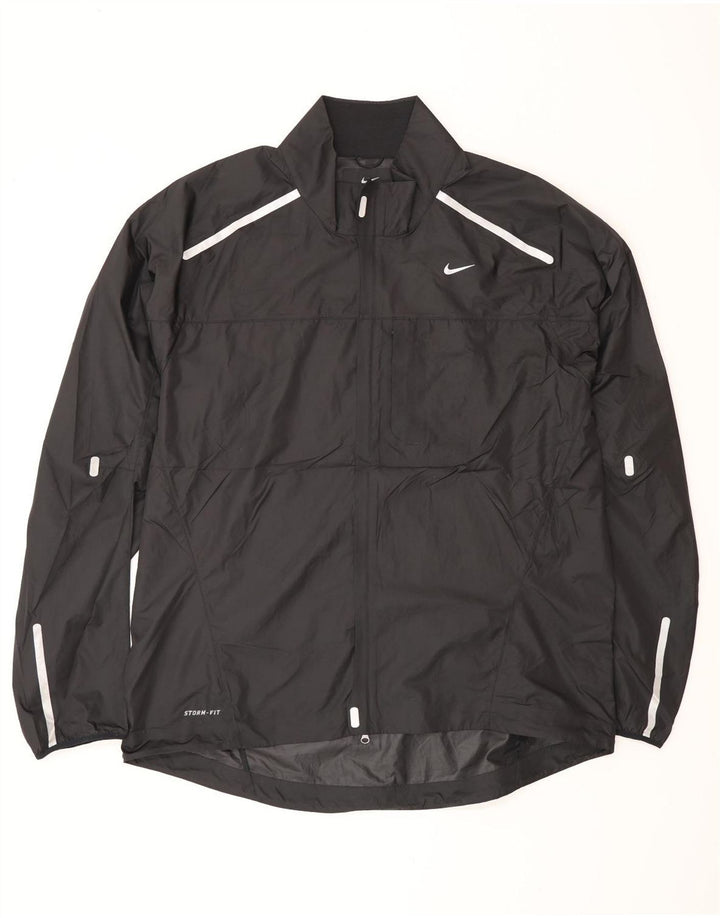 Giacca antipioggia Nike Storm-Fit da uomo UK 42 XL Poliestere nero