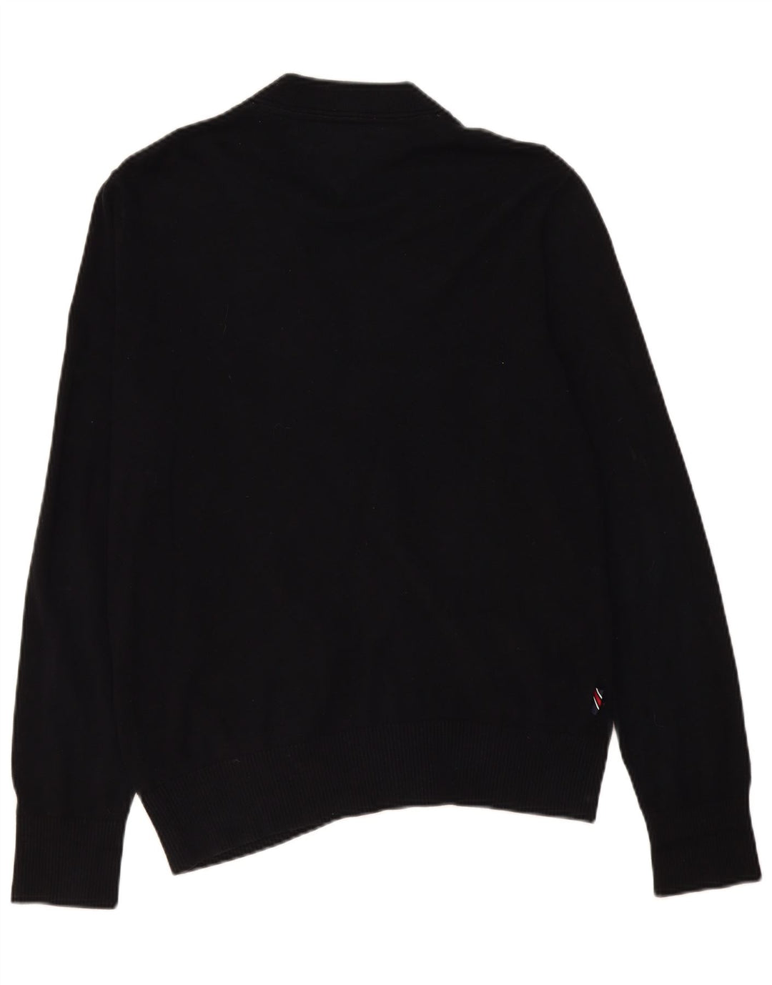 Maglione cardigan da uomo Tommy Hilfiger cotone medio nero