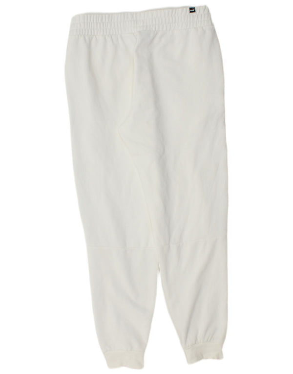 Pantaloni da tuta con grafica PUMA da uomo Joggers Large White Colourblock