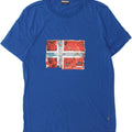 NAPAPIJRI Mens Graphic T-Shirt Top Large Blue Cotton Vintage Napapijri and Second-Hand Napapijri from Messina Hembry 